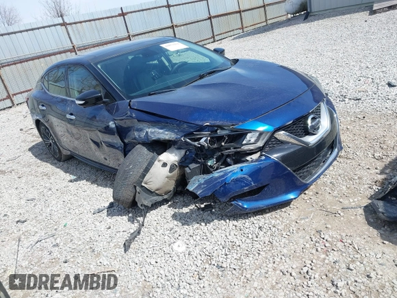 2017 Nissan Maxima SR with VIN 1N4AA6APXHC437102, listed as a IAAI auction lot 41853214 with 98,240 mi miles and . Bid and sale history available at DreamBid. Image 1.
