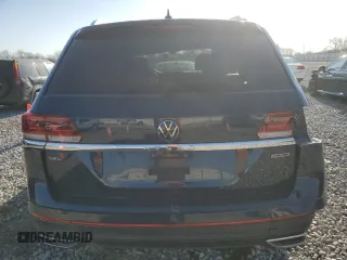 2021 Volkswagen Atlas SEL with VIN 1V2BP2CAXMC587654, listed as a Copart auction lot 49255785 with 117,106 mi miles and Salvage title. Bid and sale history available at DreamBid. Image 6.