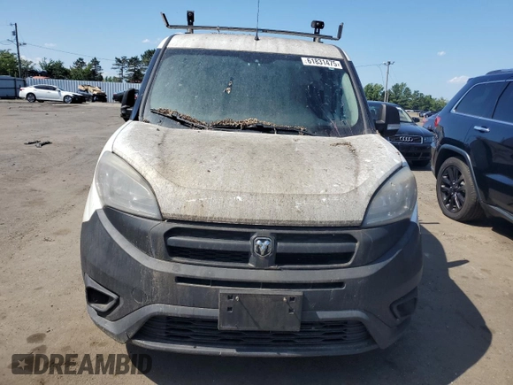 2017 Ram ProMaster City Cargo Tradesman with VIN ZFBERFAB4H6E29848, listed as a Copart auction lot 61831475 with 163,627 mi miles and Clean title. Bid and sale history available at DreamBid. Image 5.