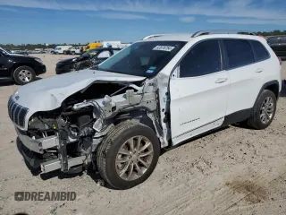 2021 Jeep Cherokee Latitude Lux z VIN 1C4PJLMX3MD208120, wystawiony jako Copart lot #82876754 z przebiegiem 63 882 mil mil oraz Szkoda całkowita • Salvage title. Historia ofert i sprzedaży dostępna na DreamBid. Obrazek 1.