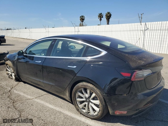 2018 Tesla Model 3 Long Range Battery with VIN 5YJ3E1EA1JF011954, listed as a Copart auction lot 49681925 with 0 mi miles and Salvage Title. Bid and sale history available at carsss.com. Image 2.