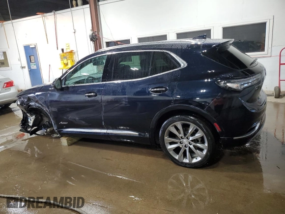 2021 Buick Envision Avenir with VIN LRBFZSR48MD098208, listed as a Copart auction lot 84101754 with 73,237 mi miles and Salvage Title. Bid and sale history available at carsss.com. Image 2.