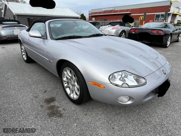 2001 Jaguar XK8 with VIN SAJDA42B71PA15810, listed as a Copart auction lot 83520864 with 103,531 mi miles and Clean Title. Bid and sale history available at carsss.com. Image 1.