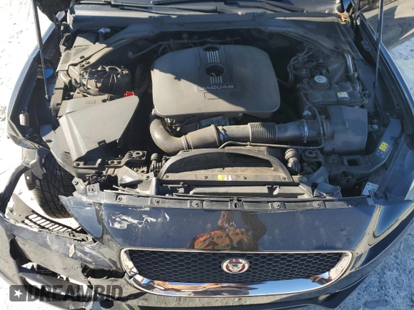 2017 Jaguar XE 25t Premium with VIN SAJAD4BG1HA966889, listed as a Copart auction lot 81849404 with 77,086 mi miles and Salvage Title. Bid and sale history available at carsss.com. Image 12.