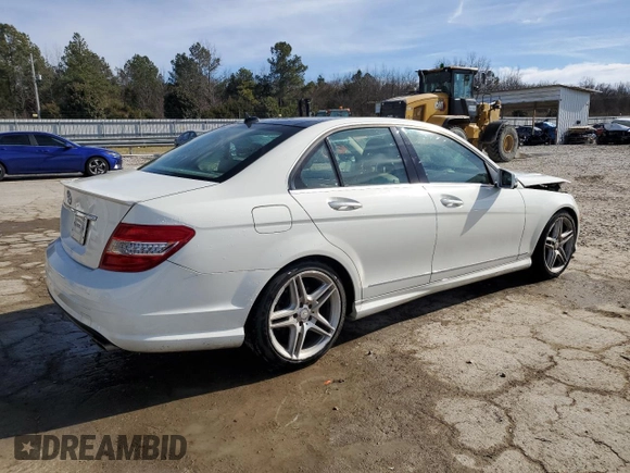 2011 Mercedes-Benz C 350 Sport with VIN WDDGF5GB9BF635029, listed as a Copart auction lot 42098025 with 263,508 mi miles and Salvage title. Bid and sale history available at DreamBid. Image 3.