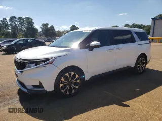 2022 Kia Carnival EX with VIN KNDNC5H30N6062561, listed as a Copart auction lot 74656114 with 54,117 mi miles and Salvage Title. Bid and sale history available at carsss.com. Image 1.