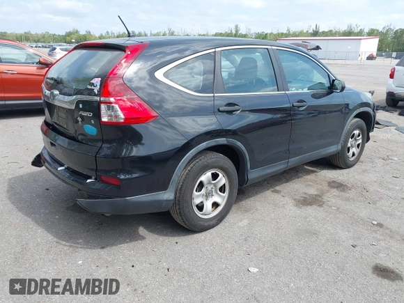2015 Honda CR-V LX with VIN 5J6RM4H37FL057881, listed as a IAAI auction lot 42093574 with 127,852 mi miles and . Bid and sale history available at DreamBid. Image 4.