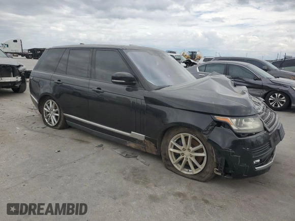 2017 Land Rover Range Rover z VIN SALGR2FKXHA366989, wystawiony jako Copart lot #74100824 z przebiegiem Nie podano mil oraz Szkoda całkowita • Salvage title. Historia ofert i sprzedaży dostępna na DreamBid. Obrazek 4.