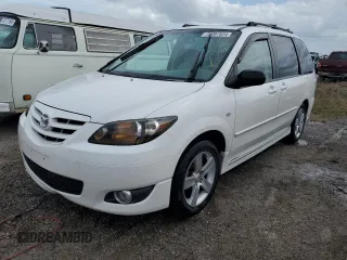 2004 Mazda MPV ES z VIN JM3LW28J840526040, wystawiony jako Copart lot #75097524 z przebiegiem Nie podano mil oraz Nie do naprawy. Historia ofert i sprzedaży dostępna na DreamBid. Obrazek 1.