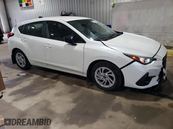 2024 Subaru Impreza с VIN JF1GUABC8R8244872, выставлен на аукционе Copart как лот 58072635 с пробегом 6 341 миль миль и Списание • Salvage title. История ставок и продаж доступна на DreamBid. Изображение 4.