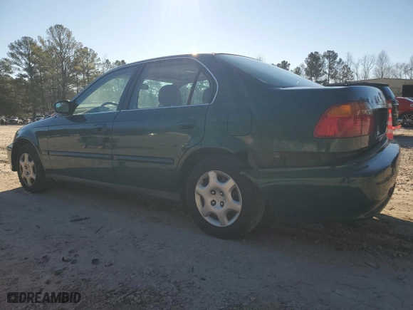 2000 Honda Civic EX with VIN 1HGEJ8645YL051310, listed as a Copart auction lot 41648885 with 107,517 mi miles and Salvage Title. Bid and sale history available at carsss.com. Image 2.