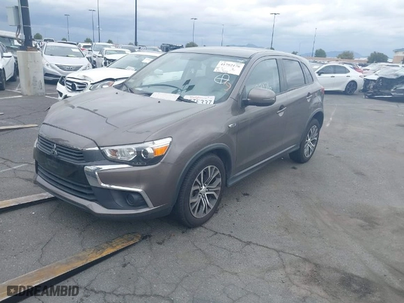 2017 Mitsubishi Outlander Sport ES 2.0 with VIN JA4AP3AU0HZ028269, listed as a IAAI auction lot 41792176 with 55,302 mi miles. Bid and sale history available at carsss.com. Image 2.