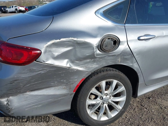 2015 Chrysler 200 C with VIN 1C3CCCCB7FN583055, listed as a IAAI auction lot 42062923 with 105,810 mi miles. Bid and sale history available at carsss.com. Image 6.