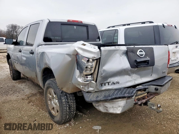 2008 Nissan Titan XE with VIN 1N6AA07D08N323759, listed as a Copart auction lot 45410195 with 248,255 mi miles and Salvage Title. Bid and sale history available at carsss.com. Image 2.