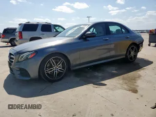 2019 Mercedes-Benz E 300 with VIN WDDZF4JB3KA600513, listed as a Copart auction lot 59680635 with 76,497 mi miles and Salvage title. Bid and sale history available at DreamBid. Image 1.