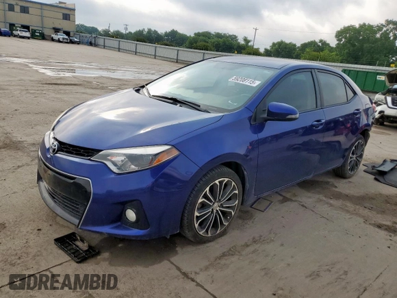 2016 Toyota Corolla L z VIN 5YFBURHEXGP530297, wystawiony jako Copart lot #59208115 z przebiegiem 108 955 mil mil oraz Szkoda całkowita • Salvage title. Historia ofert i sprzedaży dostępna na DreamBid. Obrazek 1.