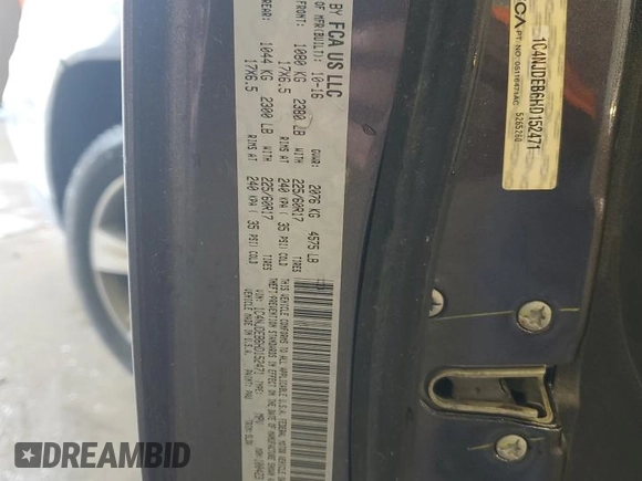 2017 Jeep Compass High Altitude with VIN 1C4NJDEB6HD152471, listed as a Copart auction lot 57475915 with 112,630 mi miles and Clean title. Bid and sale history available at DreamBid. Image 13.