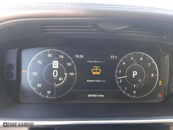 2017 Land Rover Range Rover Sport HSE Dynamic with VIN SALWV2FV5HA678932, listed as a Copart auction lot 86655634 with 97,860 mi miles and Salvage Title. Bid and sale history available at carsss.com. Image 9.