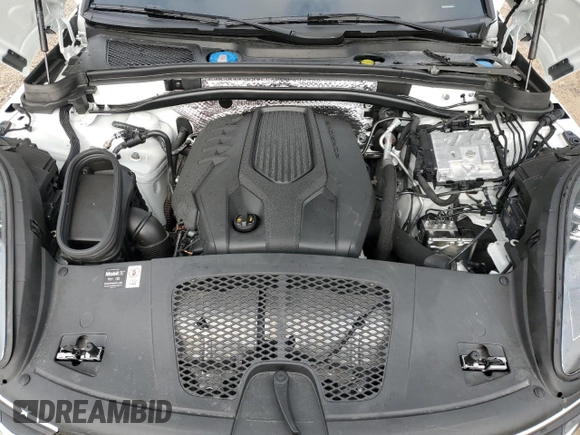 2025 Porsche Macan with VIN WP1AA2A50SLB02308, listed as a Copart auction lot 54607835 with 3,208 mi miles and Salvage title. Bid and sale history available at DreamBid. Image 12.