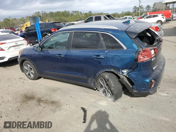 2022 Kia Niro LXS with VIN KNDCB3LCXN5539265, listed as a Copart auction lot 47728085 with 54,827 mi miles and Salvage Title. Bid and sale history available at carsss.com. Image 2.