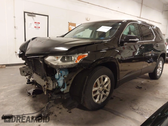 2018 Chevrolet Traverse LT Cloth z VIN 1GNEVGKW2JJ232734, wystawiony jako IAAI lot #41931040 z przebiegiem 91 580 mil mil oraz . Historia ofert i sprzedaży dostępna na DreamBid. Obrazek 2.