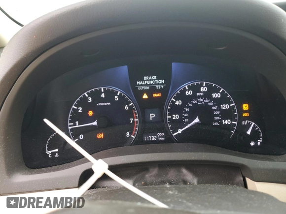 2013 Lexus RX 350 with VIN JTJZK1BA2D2008332, listed as a Copart auction lot 48825575 with 117,321 mi miles and Salvage Title. Bid and sale history available at DreamBid. Image 9.