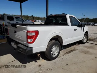 2021 Ford F-150 XL with VIN 1FTMF1C51MKE44107, listed as a Copart auction lot 46626895 with 42,060 mi miles and Clean title. Bid and sale history available at DreamBid. Image 3.