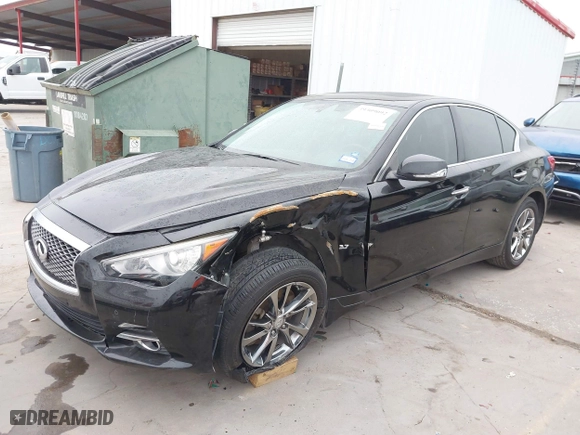 2014 Infiniti Q50 with VIN JN1BV7AP5EM674324, listed as a IAAI auction lot 39309092 with 112,779 mi miles. Bid and sale history available at carsss.com. Image 18.