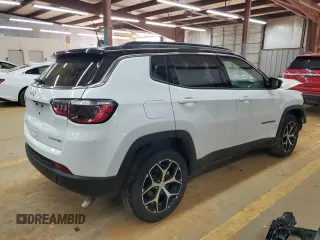 2024 Jeep Compass Limited with VIN 3C4NJDCN7RT134246, listed as a Copart auction lot 47081565 with Not Provided miles and Salvage Title. Bid and sale history available at carsss.com. Image 3.