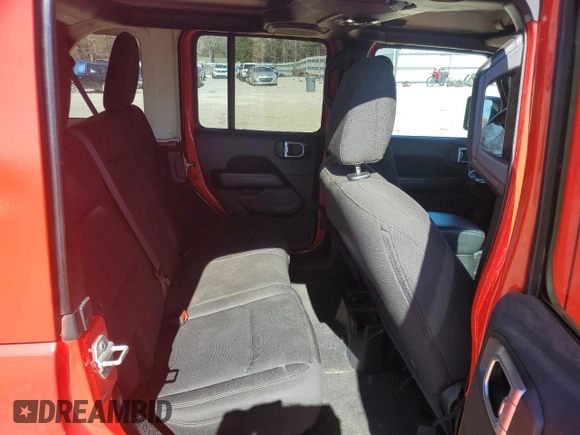 2020 Jeep Wrangler Unlimited Sahara with VIN 1C4HJXENXLW175550, listed as a Copart auction lot 42625175 with 88,518 mi miles and Salvage Title. Bid and sale history available at carsss.com. Image 11.