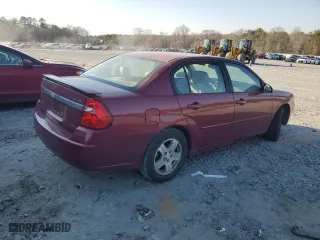 2004 Chevrolet Malibu LT with VIN 1G1ZU54874F224015, listed as a Copart auction lot 46637505 with 121,473 mi miles and Salvage Title. Bid and sale history available at carsss.com. Image 3.