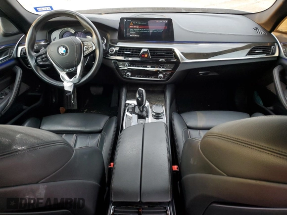 2018 BMW 5 Series 530e xDrive with VIN WBAJB1C57JG624122, listed as a Copart auction lot 45330575 with 54,378 mi miles and Salvage Title. Bid and sale history available at carsss.com. Image 8.