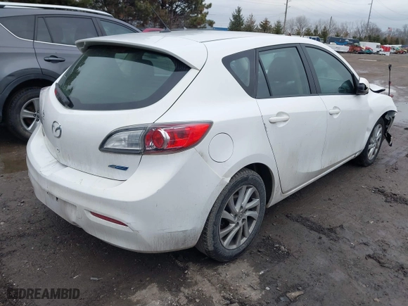 2012 Mazda Mazda3 i Touring with VIN JM1BL1L71C1624225, listed as a IAAI auction lot 41423890 with 199,251 mi miles. Bid and sale history available at carsss.com. Image 4.