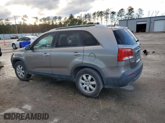 2013 Kia Sorento LX with VIN 5XYKT4A27DG369154, listed as a Copart auction lot 41340805 with 201,305 mi miles and Clean Title. Bid and sale history available at carsss.com. Image 2.