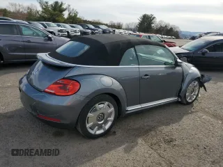 2015 Volkswagen Beetle 1.8T w/Tech with VIN 3VW517AT5FM812045, listed as a Copart auction lot 49538615 with Not Provided miles and Salvage Title. Bid and sale history available at DreamBid. Image 3.