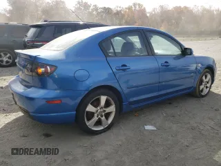 2006 Mazda 3 s with VIN JM1BK324161509246, listed as a Copart auction lot 79171734 with 75,595 mi miles and Salvage Title. Bid and sale history available at DreamBid. Image 3.