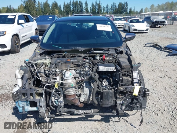 2017 Honda Civic Sedan LX with VIN 2HGFC2F58HH574855, listed as a IAAI auction lot 42058279 with 89,442 mi miles. Bid and sale history available at carsss.com. Image 13.