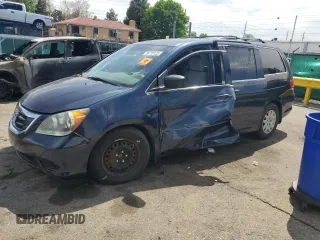 2009 Honda Odyssey LX z VIN 5FNRL38209B051664, wystawiony jako Copart lot #56710125 z przebiegiem 123 mil mil oraz Nie do naprawy • Non repairable. Historia ofert i sprzedaży dostępna na DreamBid. Obrazek 1.