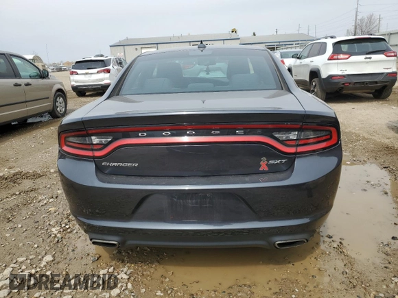 2016 Dodge Charger SXT with VIN 2C3CDXHG0GH121438, listed as a Copart auction lot 52335635 with 211,693 mi miles and Clean Title. Bid and sale history available at carsss.com. Image 6.