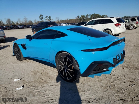 2020 Aston Martin Vantage with VIN SCFSMGAW8LGN02874, listed as a Copart auction lot 85167724 with 40,848 mi miles and Salvage Title. Bid and sale history available at carsss.com. Image 2.