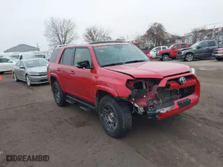 2018 Toyota 4Runner SR5 with VIN JTEBU5JR3J5543673, listed as a IAAI auction lot 41174753 with 65,465 mi miles. Bid and sale history available at carsss.com. Image 1.