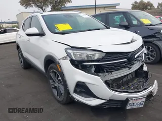 2022 Buick Encore GX Select with VIN KL4MMDS26NB095858, listed as a IAAI auction lot 42465599 with 27,974 mi miles and . Bid and sale history available at DreamBid. Image 1.
