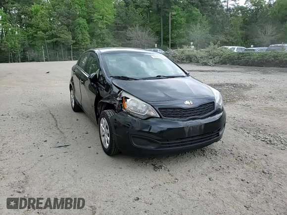 2014 Kia Rio LX with VIN KNADM4A33E6417068, listed as a Copart auction lot 54787885 with 98,078 mi miles and Salvage Title. Bid and sale history available at DreamBid. Image 13.