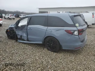 2023 Honda Odyssey Sport with VIN 5FNRL6H77PB011365, listed as a Copart auction lot 44546225 with 48,458 mi miles and Salvage Title. Bid and sale history available at carsss.com. Image 2.