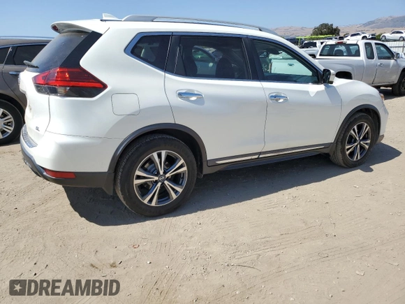 2017 Nissan Rogue SL with VIN 5N1AT2MT3HC751952, listed as a Copart auction lot 60842915 with 75,606 mi miles and Salvage title. Bid and sale history available at DreamBid. Image 3.