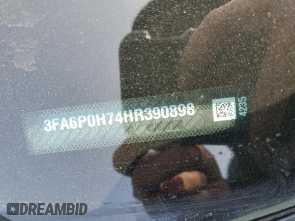 2017 Ford Fusion SE z VIN 3FA6P0H74HR390898, wystawiony jako Copart lot #58958275 z przebiegiem 159 799 mil mil oraz Szkoda całkowita • Salvage title. Historia ofert i sprzedaży dostępna na DreamBid. Obrazek 12.