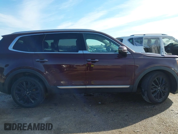 2021 Kia Telluride SX with VIN 5XYP5DHC9MG132230, listed as a IAAI auction lot 41327808 with 60,019 mi miles. Bid and sale history available at carsss.com. Image 13.