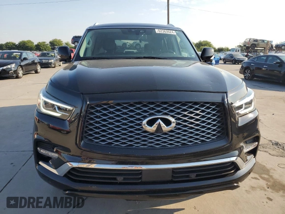 2019 Infiniti QX80 LUXE with VIN JN8AZ2NF9K9683385, listed as a Copart auction lot 62363624 with 95,335 mi miles and Clean Title. Bid and sale history available at carsss.com. Image 5.