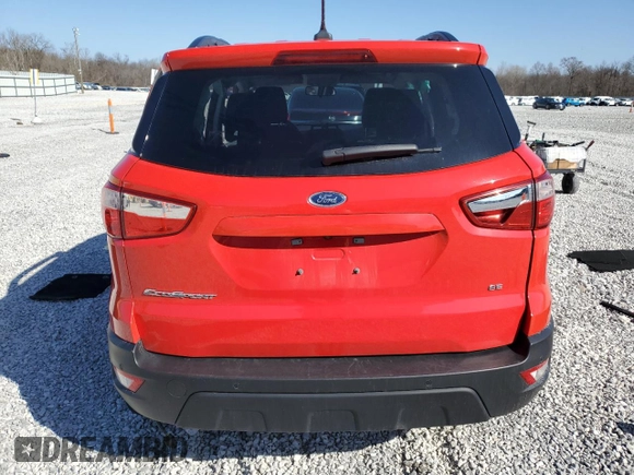 2021 Ford EcoSport SE with VIN MAJ3S2GE8MC408423, listed as a Copart auction lot 49664365 with 28,606 mi miles and Salvage Title. Bid and sale history available at carsss.com. Image 6.