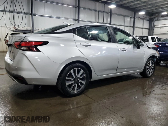 2021 Nissan Versa SV with VIN 3N1CN8EV2ML843775, listed as a Copart auction lot 56250945 with 80,877 mi miles and Salvage title. Bid and sale history available at DreamBid. Image 3.